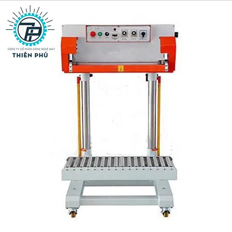 Máy Hàn Miệng Túi Băng Tải Con Lăn QLF 700