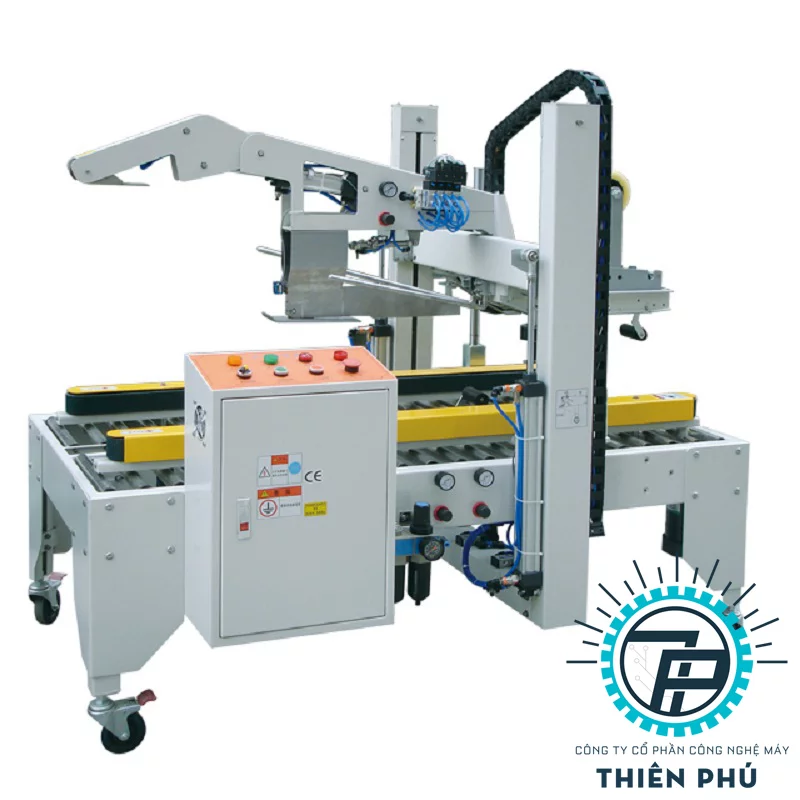 Alternative view of Máy Dán Băng Dính Thùng Carton Tư Động Gấp Mép