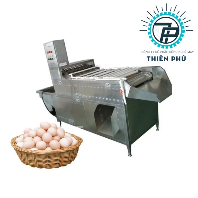 Máy bóc vỏ trứng gà, vịt