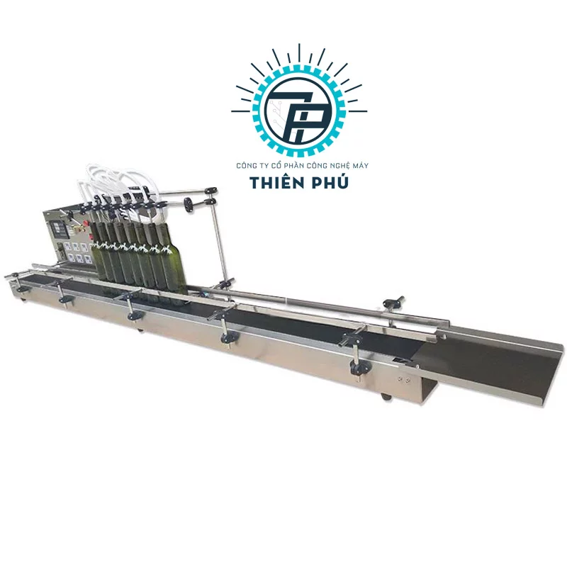 Dây Chuyền Chiết Rót 6 Vòi Tự Động Mini 3000BPH - Ảnh 4