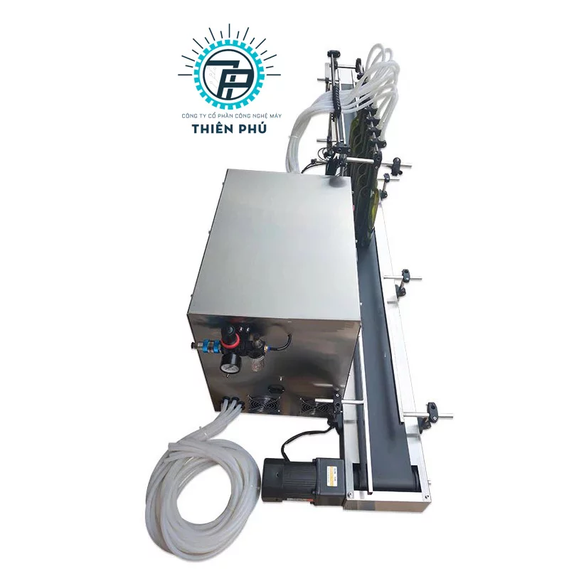 Dây Chuyền Chiết Rót 6 Vòi Tự Động Mini 3000BPH - Ảnh 5