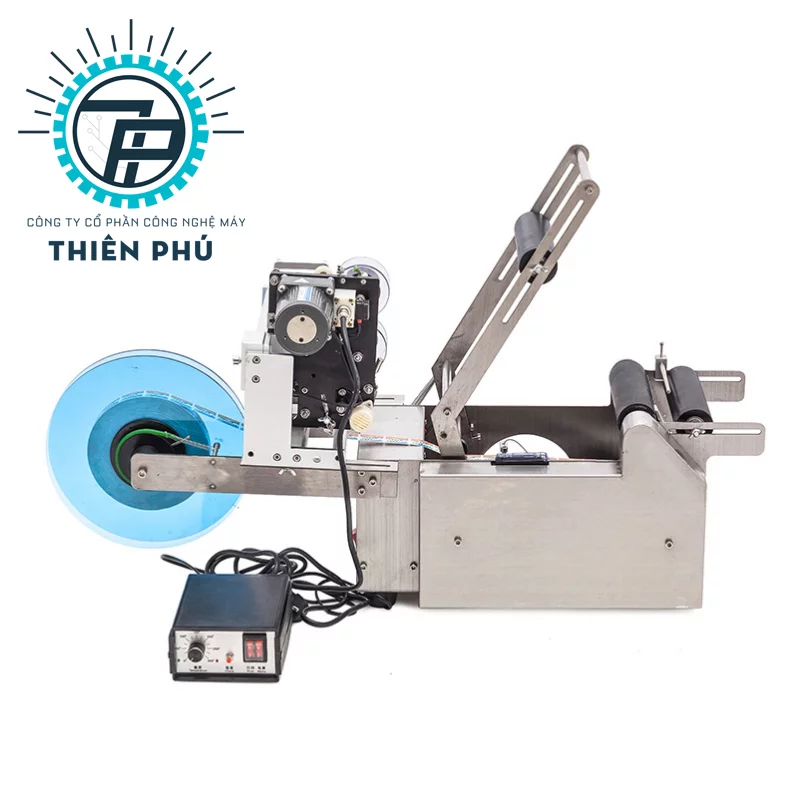 Alternative view of Máy Dán Decal Chai Tròn Bán Tự Động Có In Date