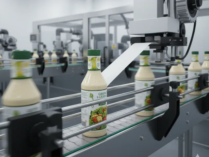 Giải Pháp Dán Nhãn Chuyên Nghiệp Cho Chai Nước Sốt Salad 11 giai phap dan nhan chuyen nghiep cho chai nuoc sot salad