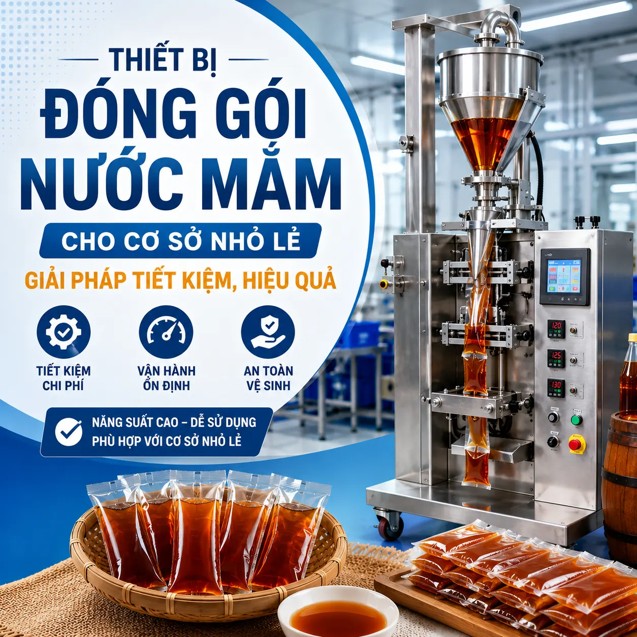 thiet bi dong goi nuoc mam nho le