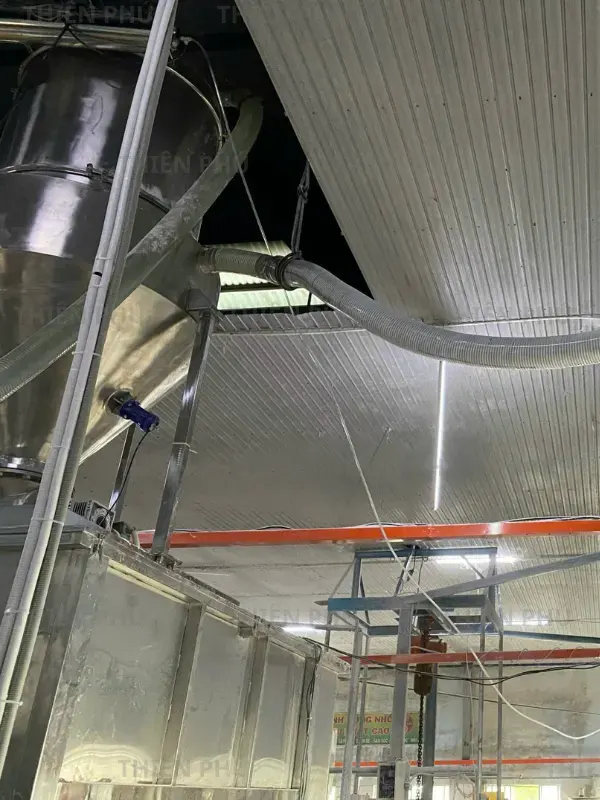 Máy cấp liệu chân không được bàn giao cho Công Ty Bích Chi tại Đồng Tháp