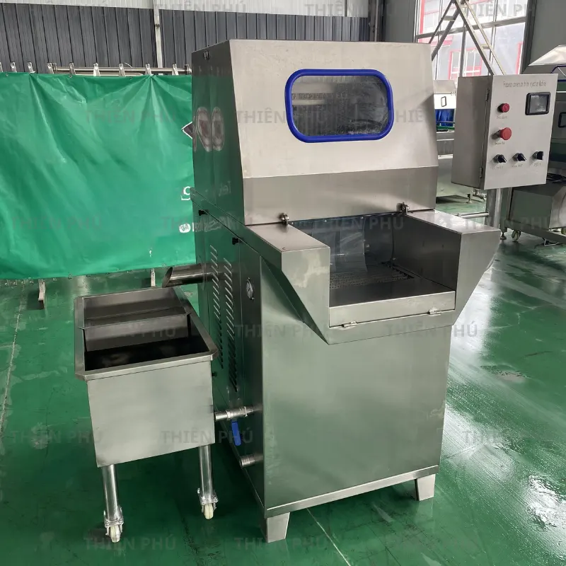 hoàn tất bàn giao máy tiêm gia vị thịt
