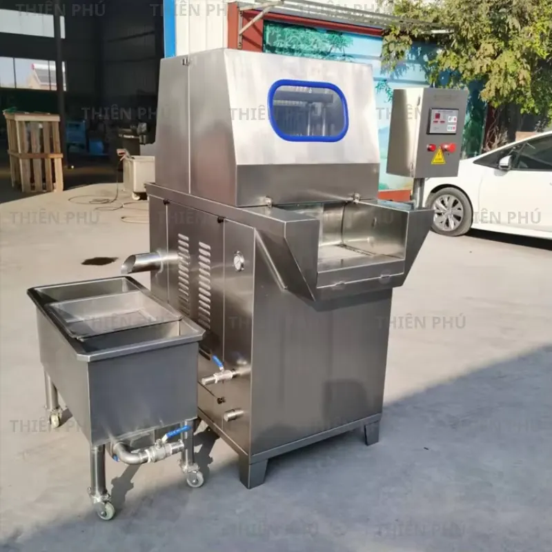 hoàn tất bàn giao máy tiêm gia vị thịt
