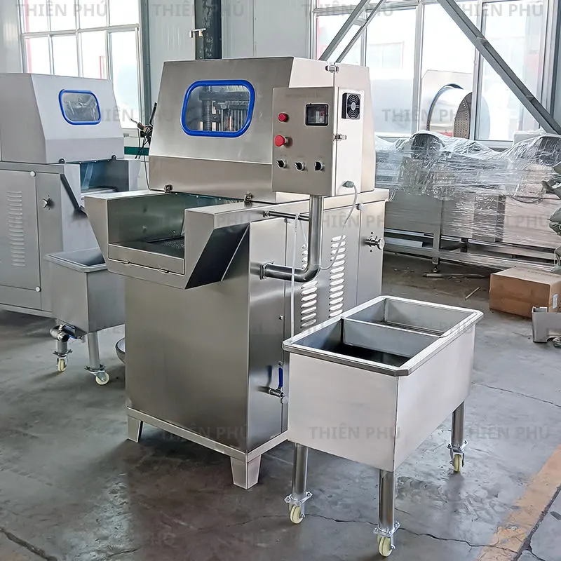 hoàn tất bàn giao máy tiêm gia vị thịt