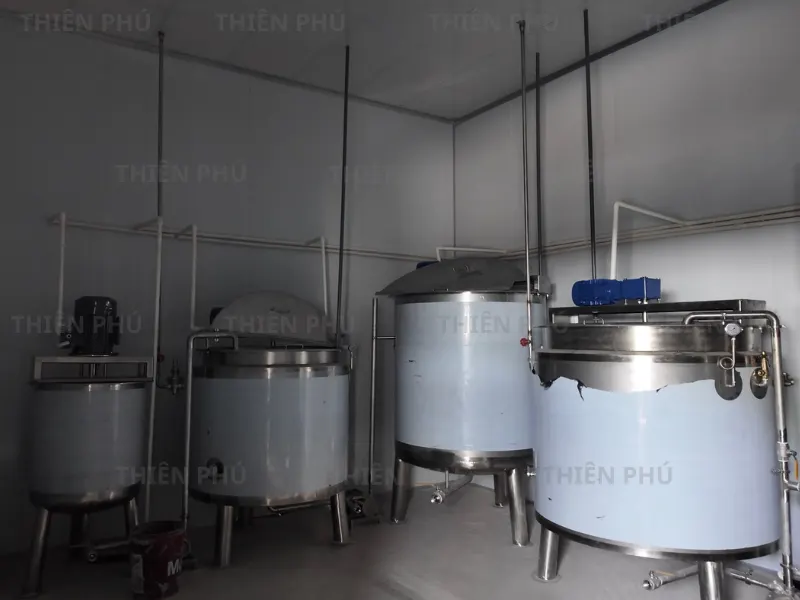 bàn giao dây chuyền nước cho công ty DH FOODS