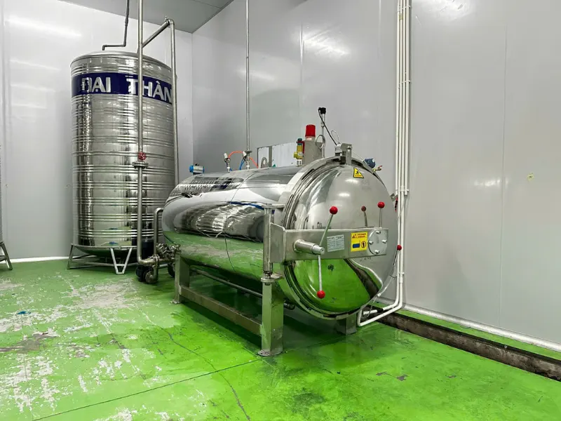 ban giao dây chuyền yến hũ cho công ty nam dược liệu thiên an