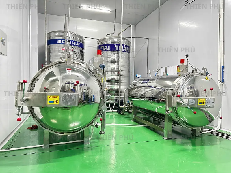 ban giao dây chuyền yến hũ cho công ty nam dược liệu thiên an