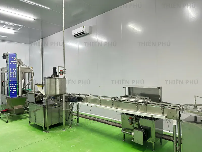 ban giao dây chuyền yến hũ cho công ty nam dược liệu thiên an