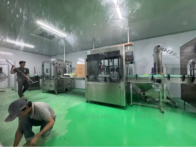Bàn giao dây chuyền yến hũ cho NUTRIGREEN
