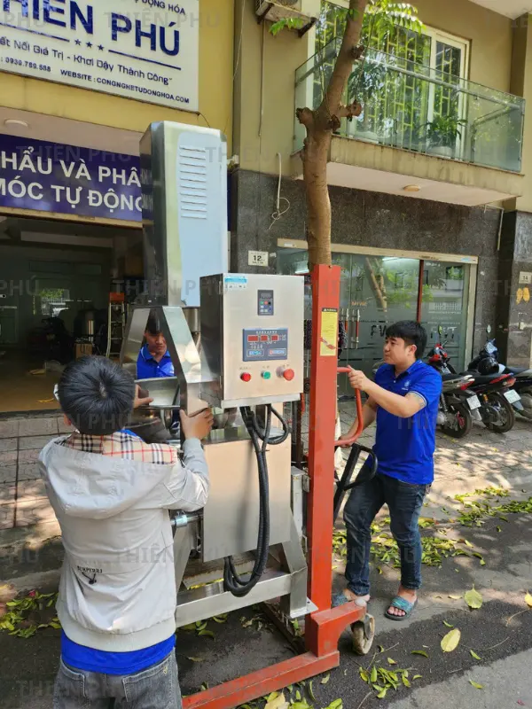 bàn giao chảo điện cho công ty DAESANG ĐỨC VIỆT